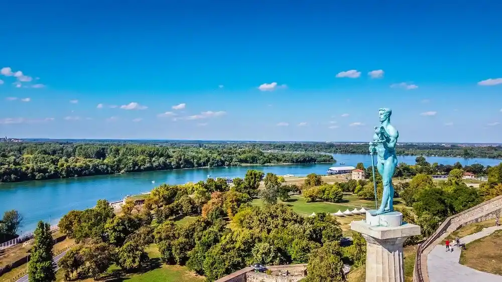 A scenic view of Beograd, Serbia.