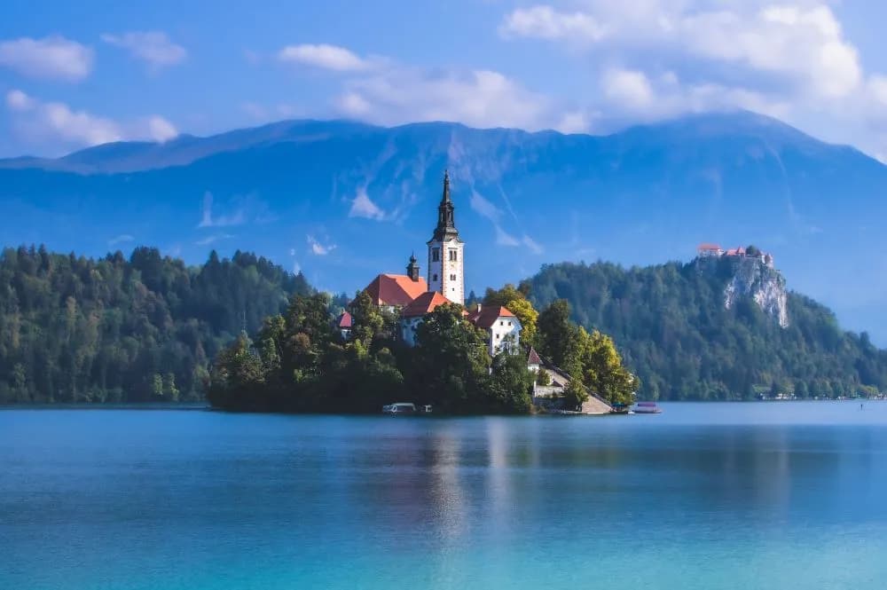 A beautiful photo of Bled, Slovenia!