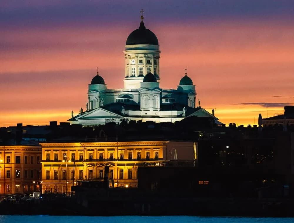 A scenic view of Helsinki, Finland!