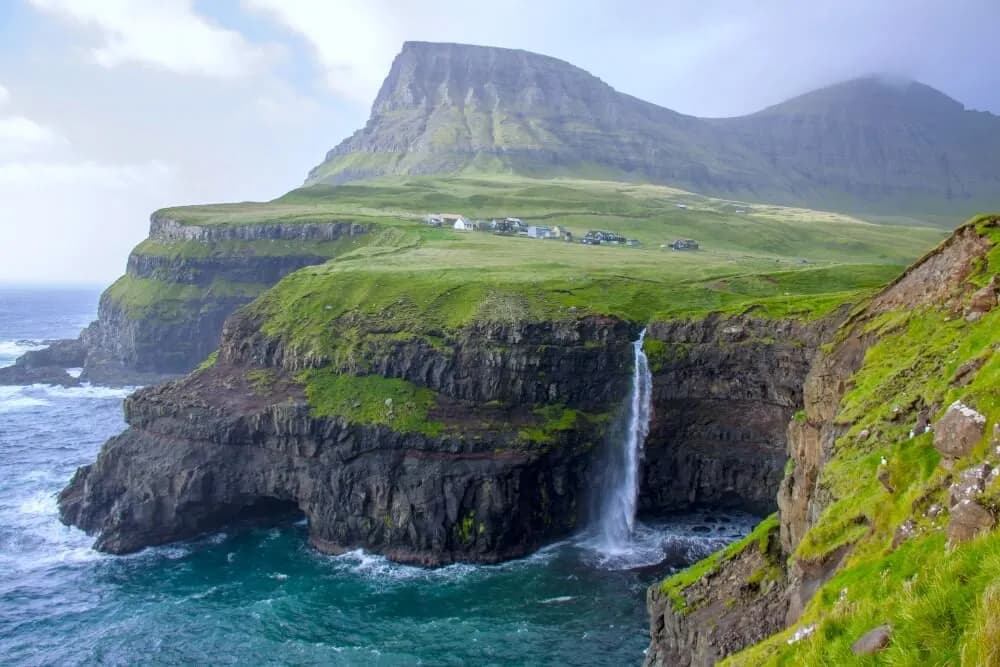 A scenic view of the Cliffs of Moher in Ireland