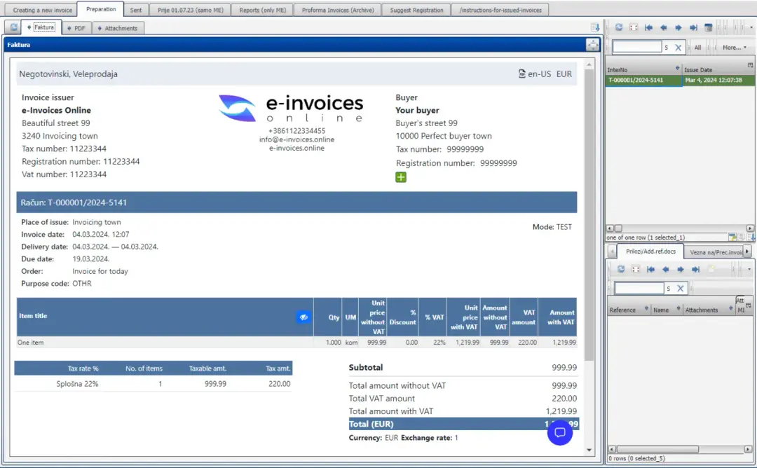 e-Invoices image!