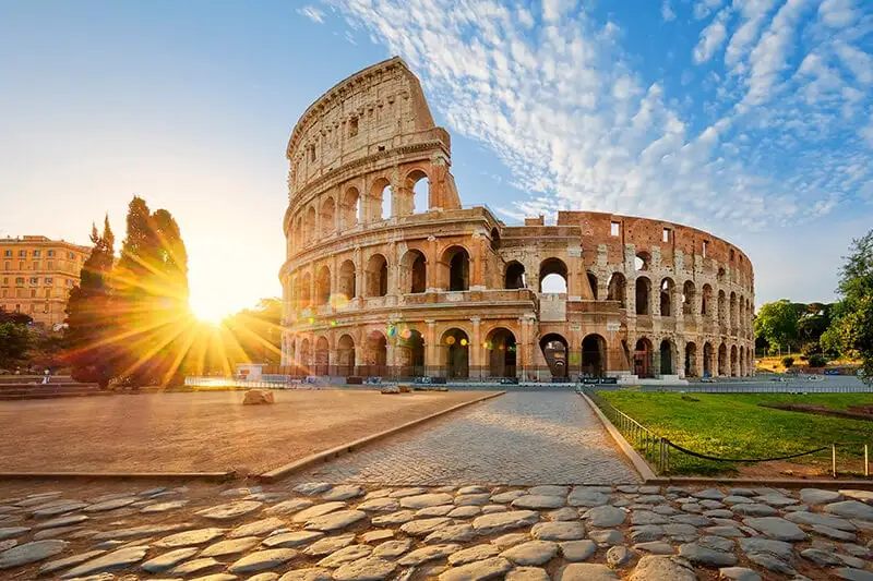 The Colosseum in Rome Italy- DDD invoices