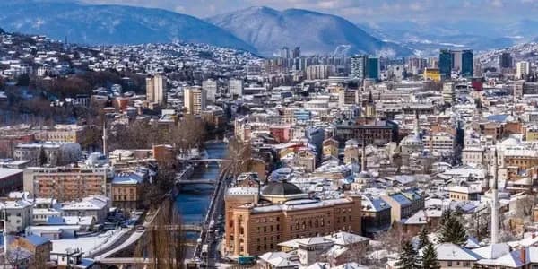 Scenic view of Bosnia and Herzegovina where  DDD Invoices supports businesses in the region with seamless and compliant e-invoicing solutions.