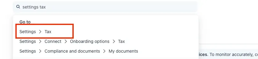 Tax registration DDD in Stripe