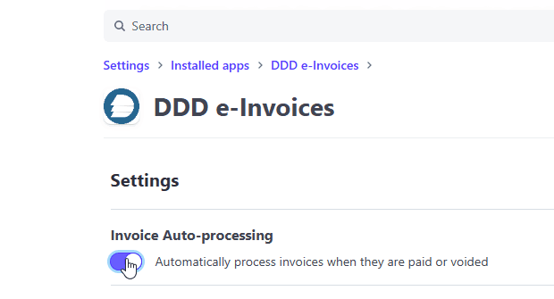 Auto-processsing in Stripe Plugin with DDD Invoices plugin