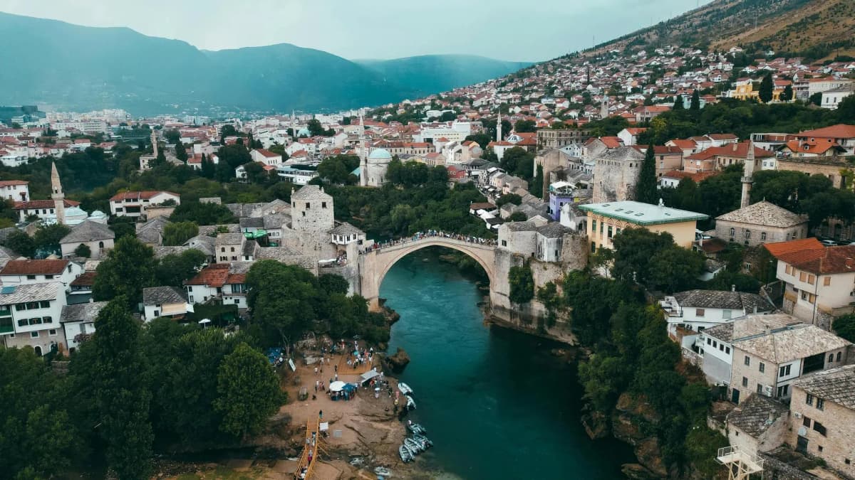 Scenic view of Bosnia and Herzegovina where  DDD Invoices supports businesses in the region with seamless and compliant e-invoicing solutions.