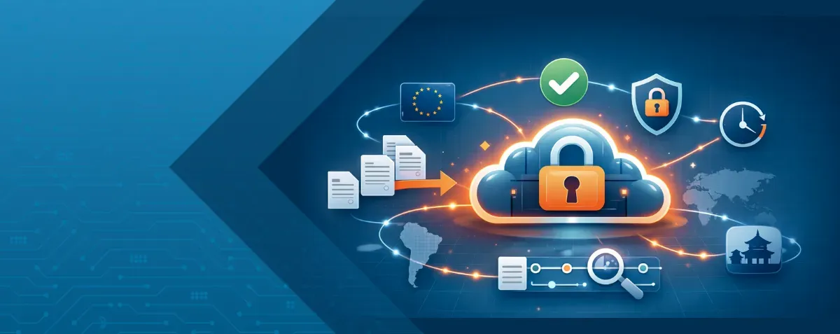 Secure cloud archiving of digital invoices with compliance