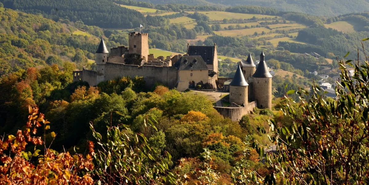 DDD Invoice supports fiscalisation in Luxembourg with autumn views of historic fortifications and greenery.