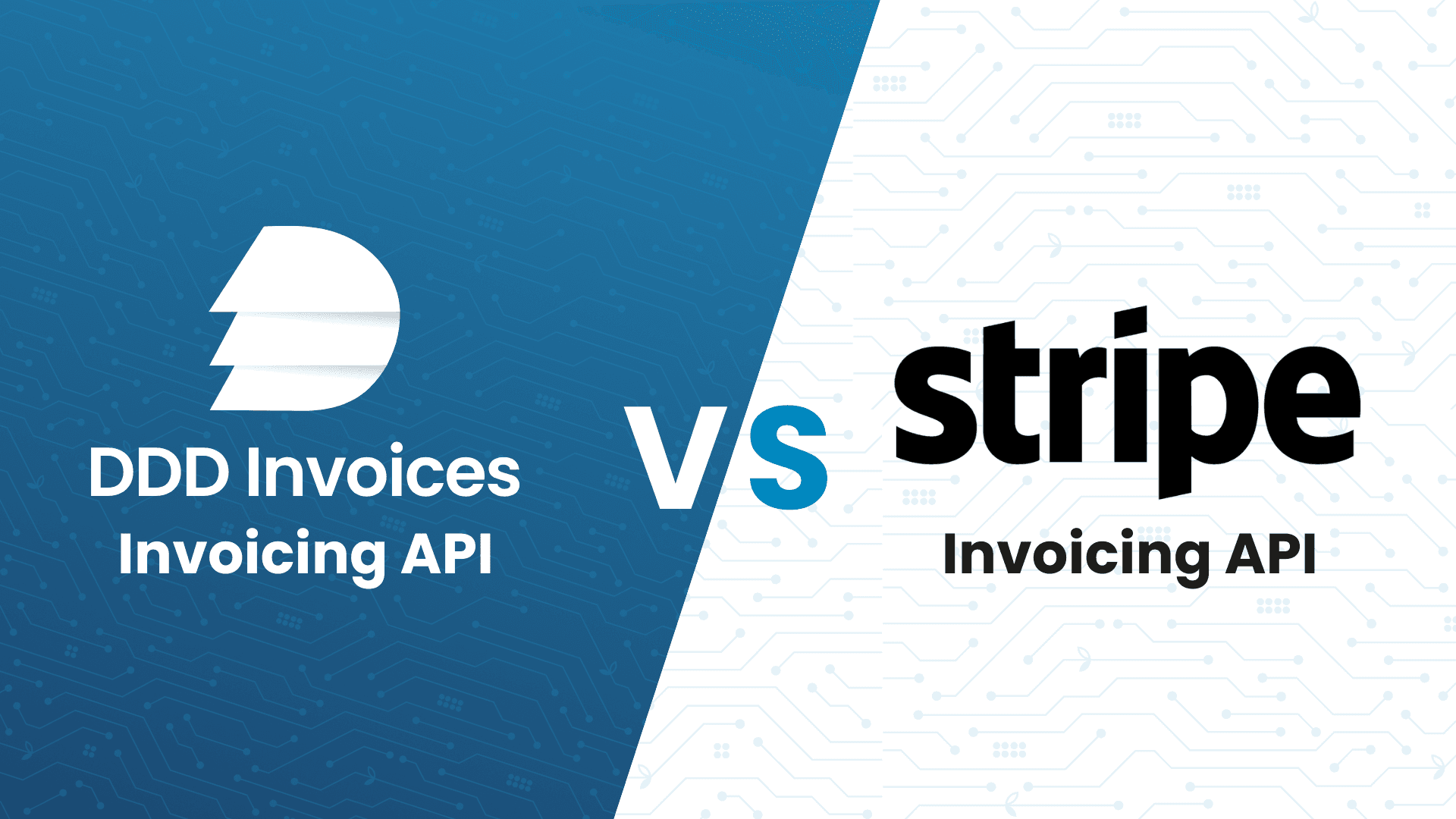 Stripe-InvoicingAPIvsDDDInvoicing-API