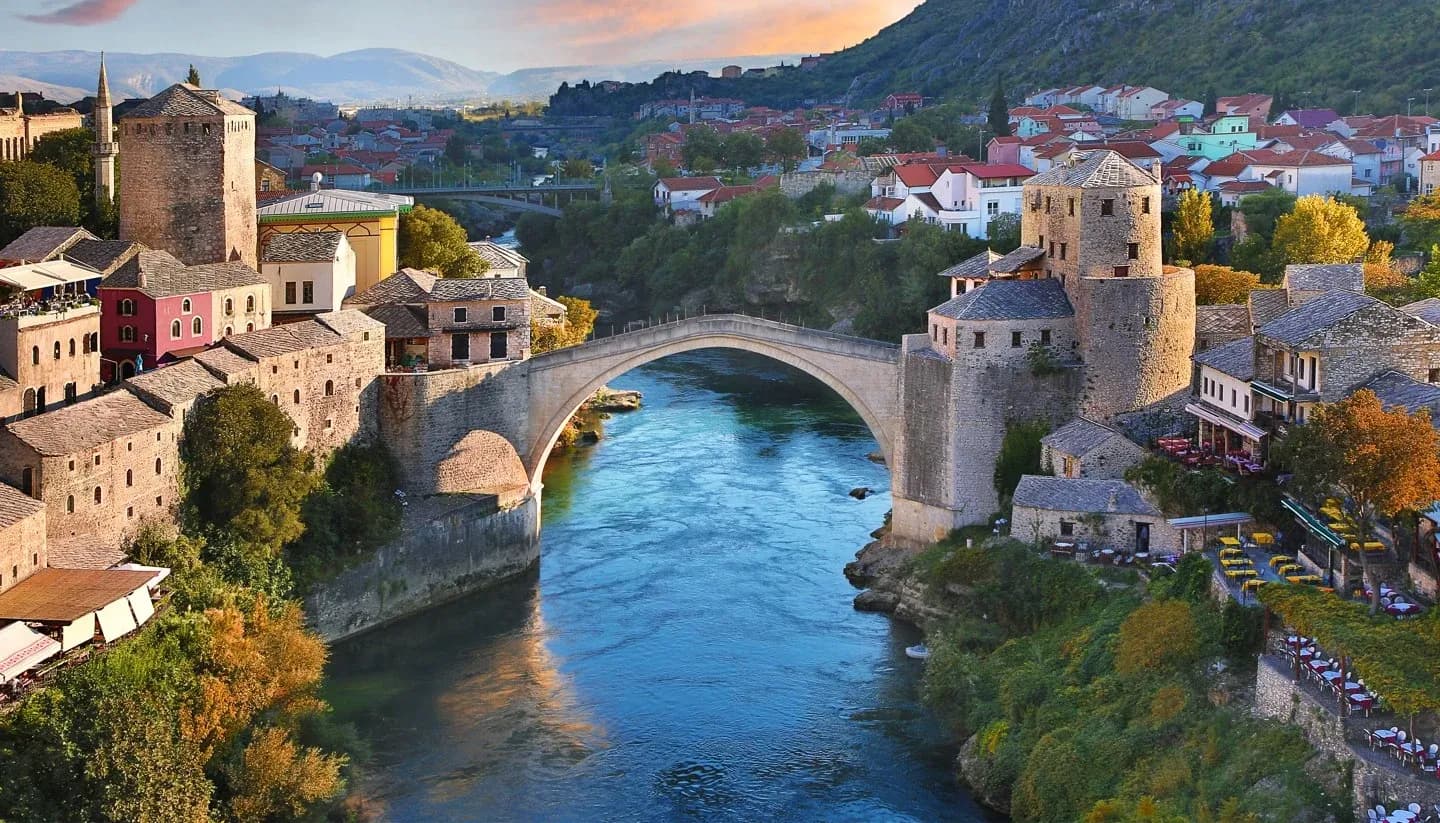 Bosnia and Herzegovina, symbolizing connectivity and digital progress, DDD Invoices supports businesses in Bosnia with compliant e-invoicing solutions.