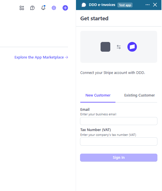 Register with DDD Invoices plugin for Stripe