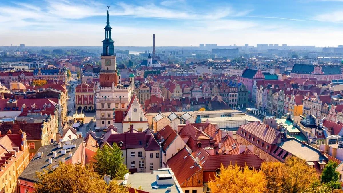 Modern buildings in Poland where, DDD Invoices operates e-invoicing solutions in the Polish market