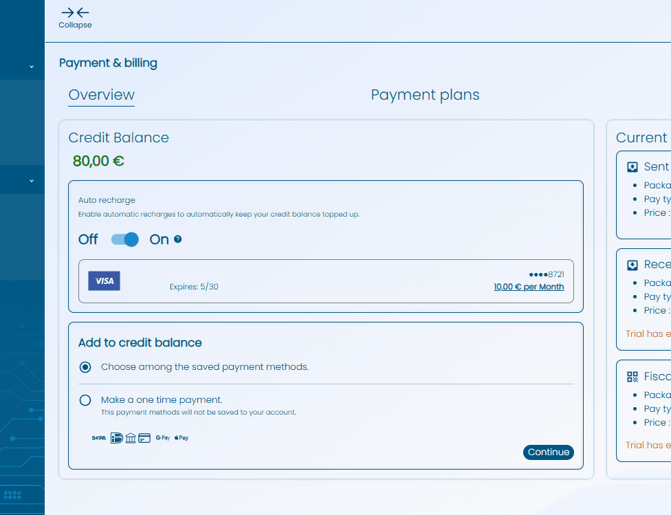payment plan successful - DDD Invoices e-invoices