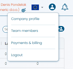 Go to payments and billing DDD Invoices