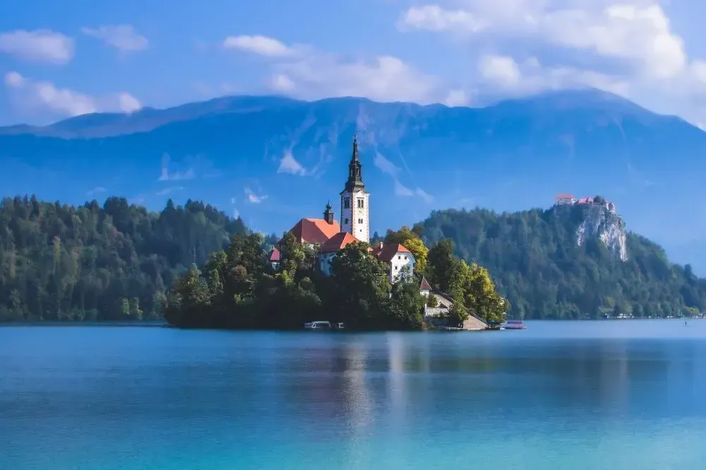 A beautiful photo of Bled, Slovenia!