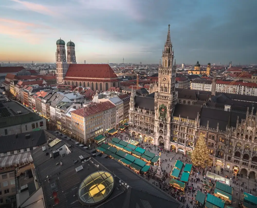 Scenic view of Octoberfest in Munich, Germany!