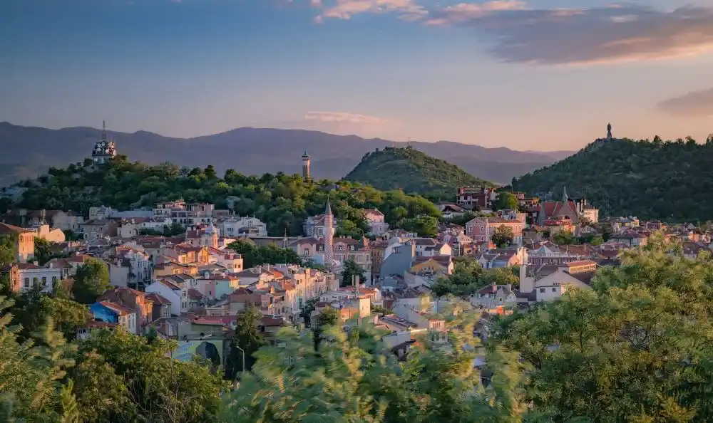 A scenic view of Plovdiv, Bulgaria!