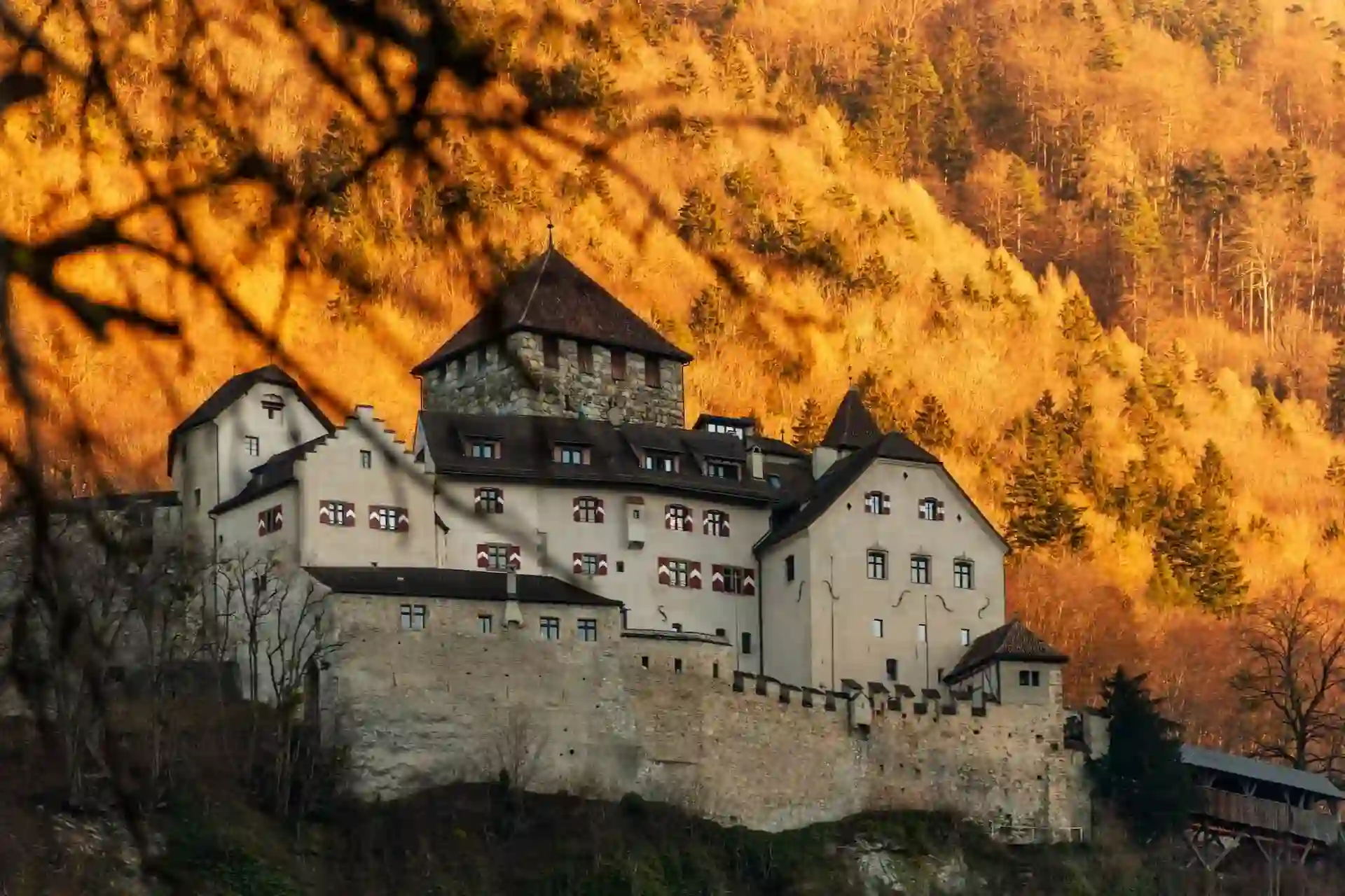A scenic view of Vaduz, Liechtenstein!