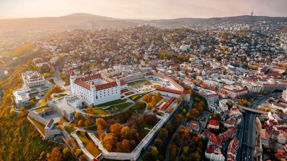 A scenic view of Bratislava, Slovakia!